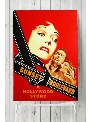 Postermanya Sunset Boulevard Film Afişi Poster  40 x 60 cm