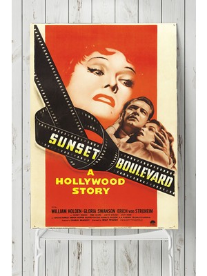 Postermanya Sunset Boulevard-Sunset Bulvarı Film Afişi  40 x 60 cm