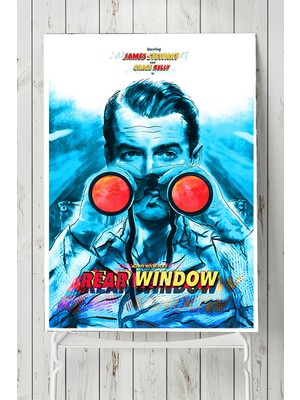 Postermanya Rear Window Film Afişi Poster  40 x 60 cm