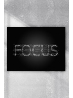 Postermanya Focus Motivasyon Poster  40 x 60 cm