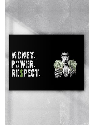 Postermanya Money Power Respect Motivasyon Poster  40 x 60 cm