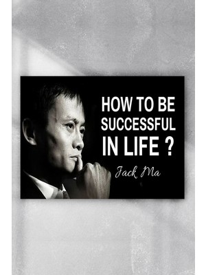Postermanya Jack Ma Girişimcilik Poster  40 x 60 cm