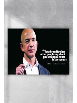 Postermanya Jeff Bezos Girişimcilik Poster  40 x 60 cm