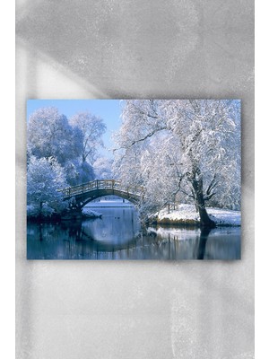 Postermanya Kış Kar Manzara Poster  40 x 60 cm