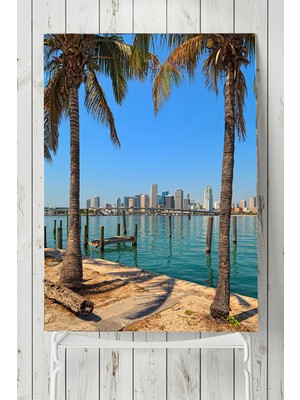 Postermanya Miami Manzara Posteri  40 x 60 cm