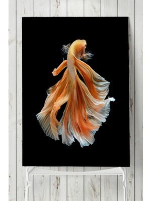 Postermanya Sanatsal Balık Hayvan Posteri  40 x 60 cm