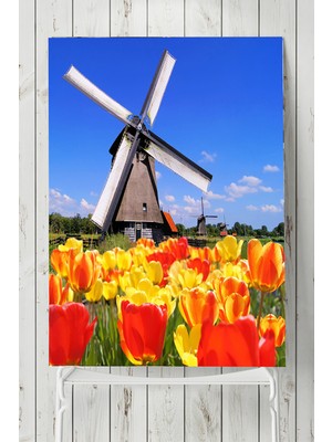 Postermanya Hollanda Manzara Posteri  40 x 60 cm