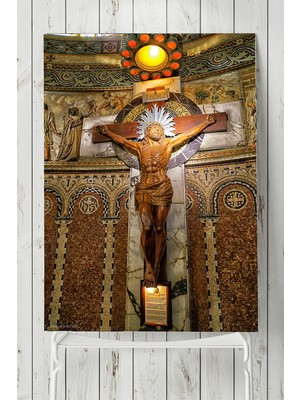 Postermanya Kilise Duvar Görseli Posteri  40 x 60 cm