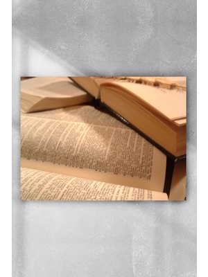 Postermanya Sanatsal Kitap Posteri  40 x 60 cm