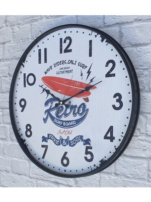 Markakanvas Metal Kasalı Duvar Saati MKS25M119