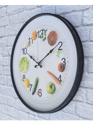 Markakanvas Metal Kasalı Duvar Saati MKS25M166