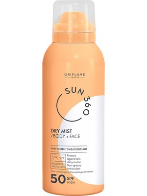 Oriflame Sun 360 Yüz ve Vücut Için Güneş Koruyucu Sprey 50 Spf 100 ml