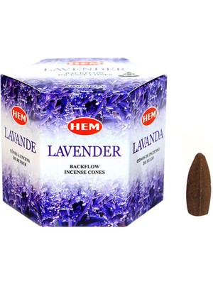 Original Boutique Lavanta Lavender Kokulu 480 Adet Uzun Yanma Süreli Konik Tütsü