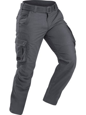 Decathlon Forclaz Erkek Backpacking Pantolonu - Gri - Travel 100