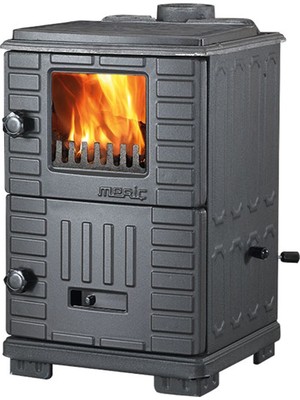 Meriç MR-1021 Lux Mat Şömine Soba Pik Döküm