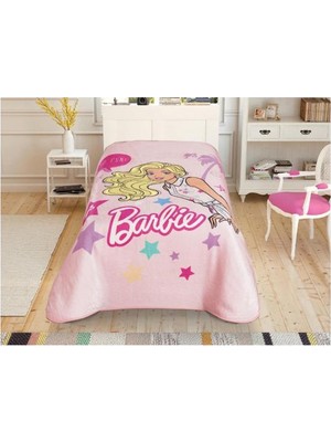 Taç Barbie Stars Tek Kişilik Battaniye