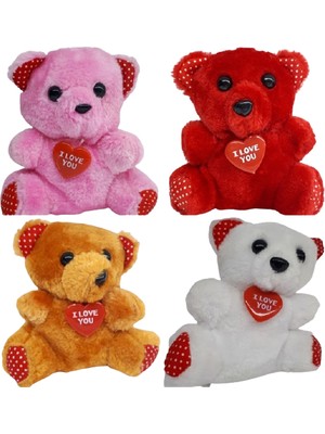 Ahi Peluş Oyuncak Ayıcık - 4 Adet