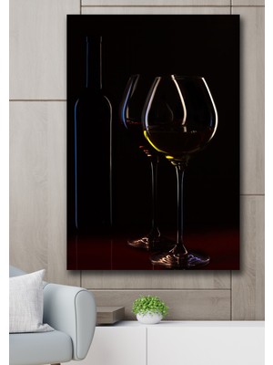 Hediyeler Kapında 50X70 Kadehler Kanvas Duvar Tablo