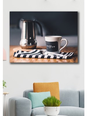 Hediyeler Kapında 50X70 Kahve Kanvas Duvar Tablo