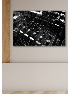 Hediyeler Kapında 50X70 Dj Mixer Kanvas Duvar Tablo