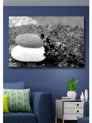 Hediyeler Kapında 50X70 Beyaz Uyum Kanvas Duvar Tablo