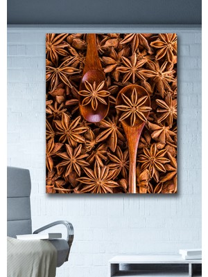 Hediyeler Kapında 50X70 Kahverengi Ilham Kanvas Duvar Tablo