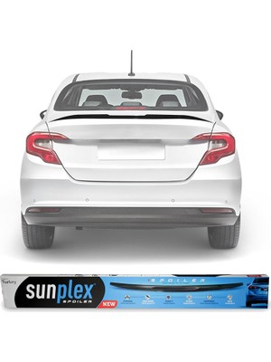 Sunplex Fiat Egea Bagaj Üstü Spoiler Piano Black Parlak Siyah Orijinal Plastik Malzeme