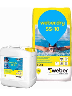 Weber Dry Ss 10 Set 20 Kg+10 kg Su Yalıtım Harcı