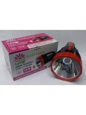Gold Kama Uzun Mesafeli 15 Ledli Şarjlı El Feneri GK7775