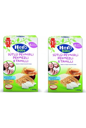 Hero Baby 6 Ay Sütlü Elmalı Tahıllı Ek Gıda 200 gr Fiyatı