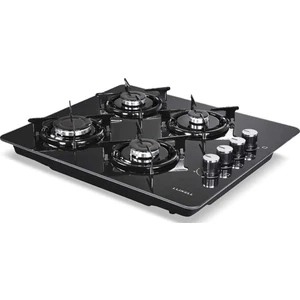 Set Üstü Oval Siyah Cam Ocak (40-TSHDF)