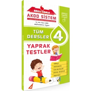 Damla Yayınevi Tüm Dersler Yaprak Testler 4. Sınıf 2018