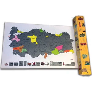 Gez - Kazı Harita - Kazınabilir Türkiye Haritası - Scracth Map