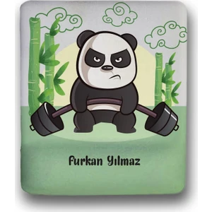 Atölye Çizgi Hard Lift Panda Kişiye Özel Mouse Pad