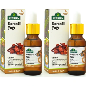 Karanfil Yağı 20 + 20 ml 2'li Set