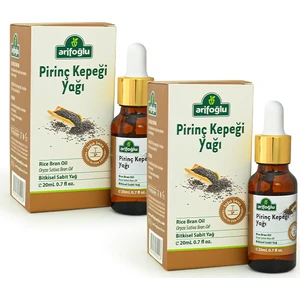 Pirinç Kepeği Yağı 20 + 20 ml 2'li Set