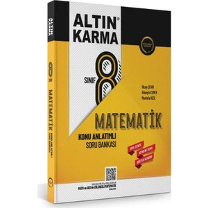 Altın Karma Yayınları LGS 8. Sınıf Matematik Konu Anlatımlı Soru Bankası