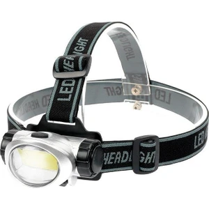 Lt 03086 Cob LED Kafa Lambası 3 Mod Pilli 120 Lümen