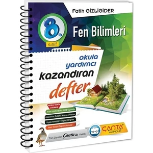 Çanta Yayınları 8. Sınıf Fen Bilimleri Kazandıran Defter