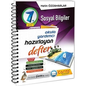 Çanta Yayınları 7. Sınıf Sosyal Bilgiler Hazırlayan Defter