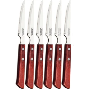 Tramontina 6 Kişilik Polywood Saplı Steak Et Bıçak Seti