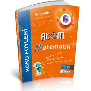 Artı Zeka Yayınları 6. Sınıf Atom Beceri Temelli Matematik Konu Uygulama Seti (Föyler)