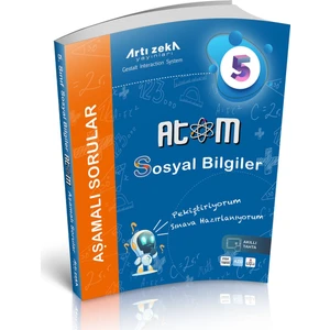 Artı Zeka Yayınları 5. Sınıf Atom Beceri Temelli Sosyal Bilgiler Aşamalı Soru Bankası