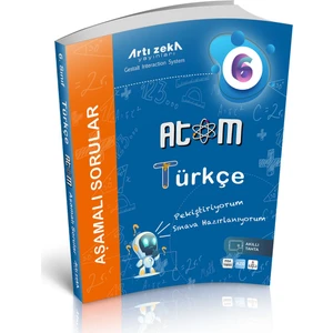Artı Zeka Yayınları 6. Sınıf Atom Beceri Temelli Türkçe Aşamalı Soru Bankası