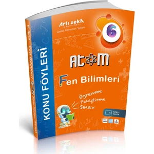 Artı Zeka Yayınları 6. Sınıf Atom Beceri Temelli Fen Bilimleri Konu Uygulama Seti (Föyler)