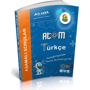 Artı Zeka Yayınları 8. Sınıf Atom Beceri Temelli Türkçe Aşamalı Soru Bankası