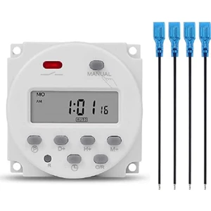 CN101A Programlanabilir Gecikmeli Zaman Ayarlı Haftalık 12V Röle Kuluçka Röle