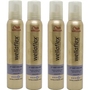 Wellaflex 2 Day Volume Köpük 200 ml X 4