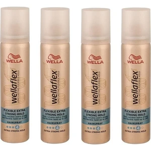 Wellaflex  Saç Spreyi Extra Strong Hold 250ML x 4