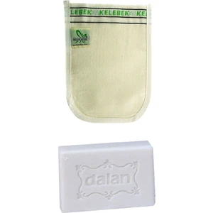 Ekstra Kalın Beyaz Banyo Hamam Kesesi + Dalan Sultan Hamam Doğal Banyo Sabunu 200 gr
